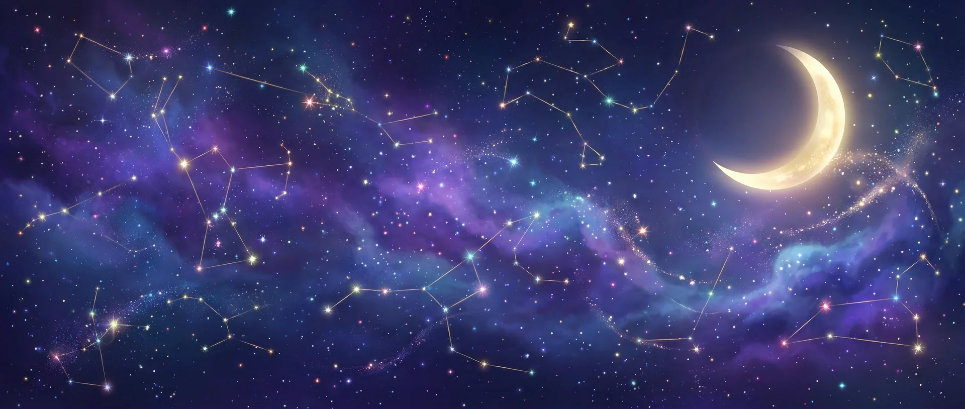 星空背景 - 97就去吻 | 每日星座运势与塔罗占卜
